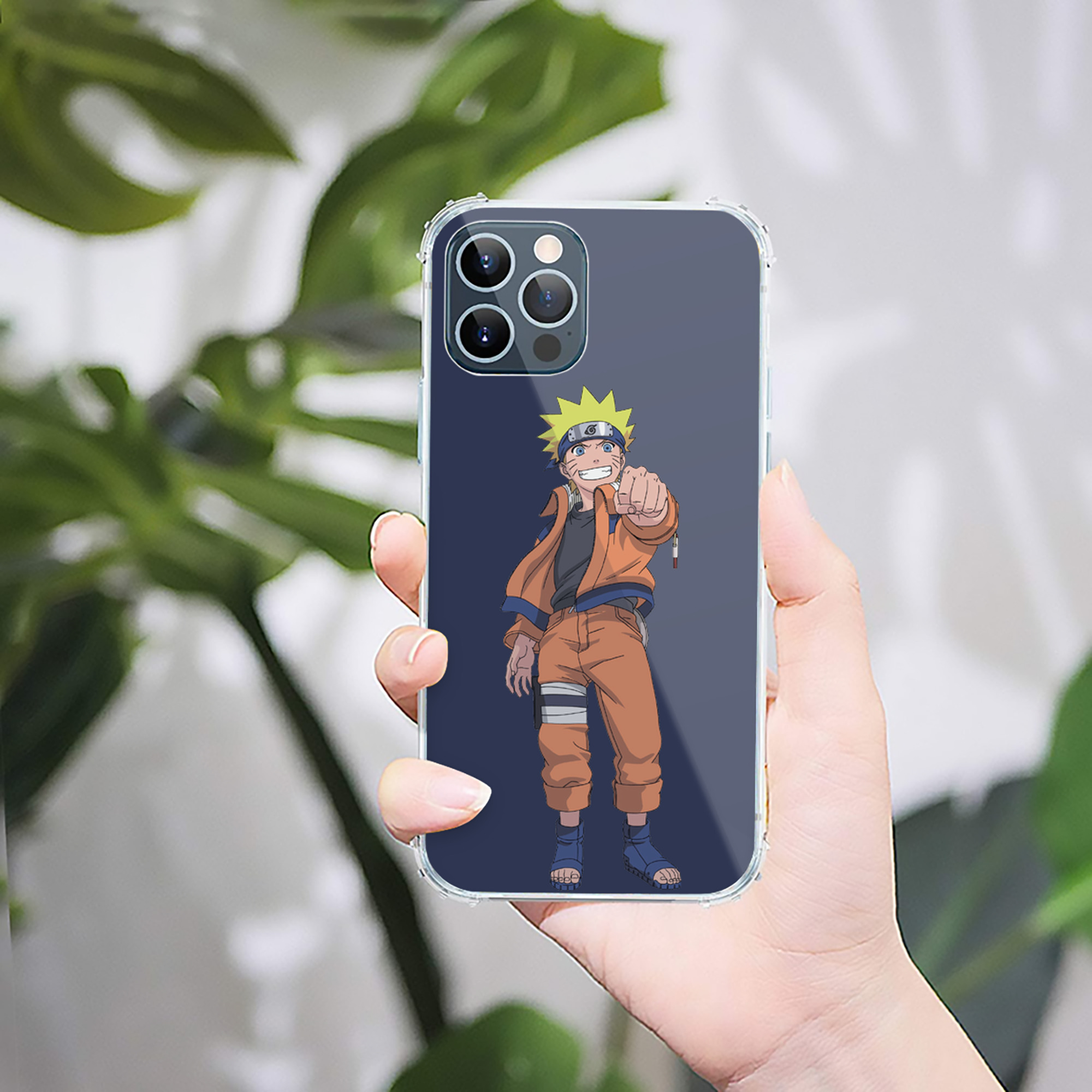 （画像用） NARUTO -ナルト- うずまき ナルト Uzumaki Naruto 【iPhone 12シリーズ対応】透明スマホケース（クリアソフトケース）